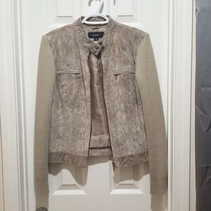 Alfani snake skin combo jacket
